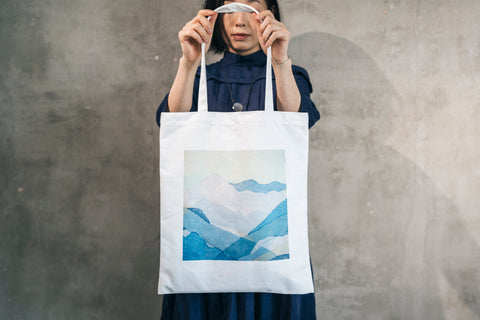 Print artist Megumi Endo tote bag
